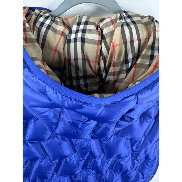 NWT Burberry Kids Quilted Down Vest Hoodie 12 Youth 12Y - Picture 5 of 14